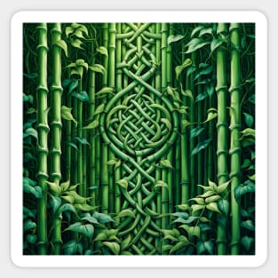 Celtic Bamboo Grove Sticker